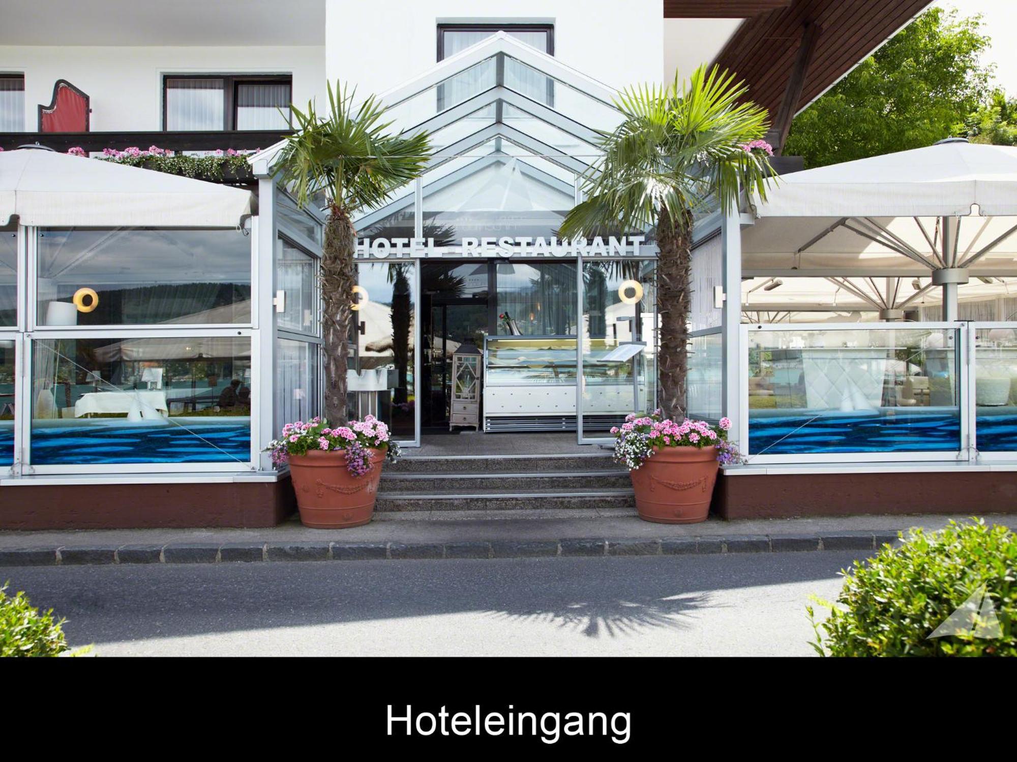 Hotel-Restaurant "Veldener Traumschiff" Direkt Am See In 2Min Im Zentrum Velden am Woerthersee Ngoại thất bức ảnh